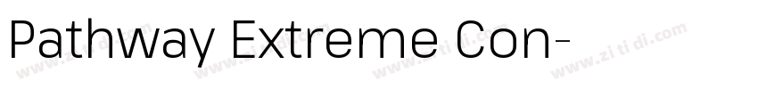 Pathway Extreme Con字体转换
